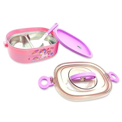 600ml Cartoon Design Stainless Steel Lunch Box