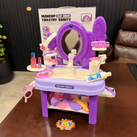 41Pcs Pretend Play Makeup Toiletry Vanity Table