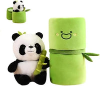 8* Inches Cute Stuff Bamboo Panda Pillow