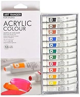 12Pcs Art Rangers Acrylic Colour Tubes