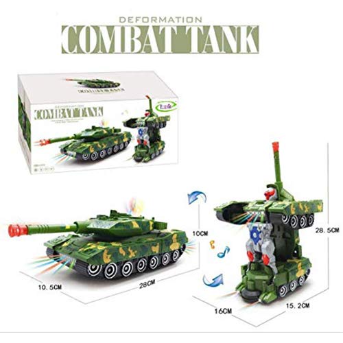 Deformation Combat Military Tank With Light & Sound