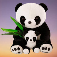 10* Inches Premium Panda With Baby Stuff Toy