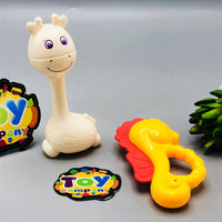 12Pcs Baby Puzzle Teether & Rattle Set