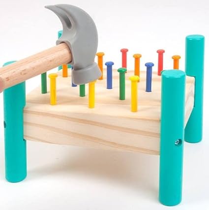 Wooden Hammer Pounding Toy