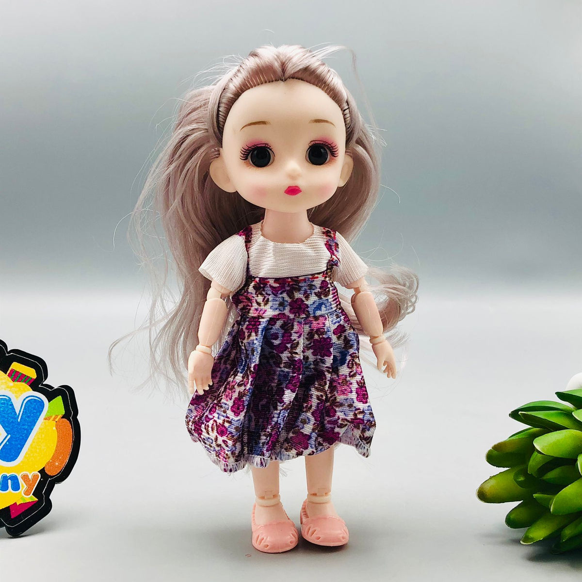 3Pcs 6* Inches Premium Movable Joints Dolls Set - Without Box