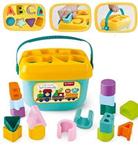 Huanger Baby's First Blocks With Basket
