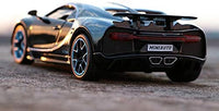 1:32 Diecast Bugatti Chiron With Acrylic Display Box - Black