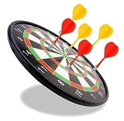Magnetic Dartboard Game With 6 Darts