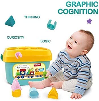 Huanger Baby's First Blocks With Basket