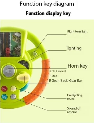 Little Driver Steering Wheel With Light, Music & Games