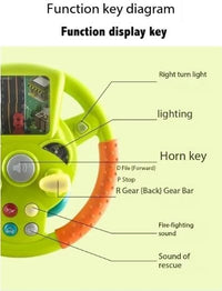 Little Driver Steering Wheel With Light, Music & Games
