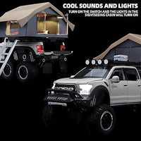 1:24 Diecast Ford Raptor F150 Camping Truck