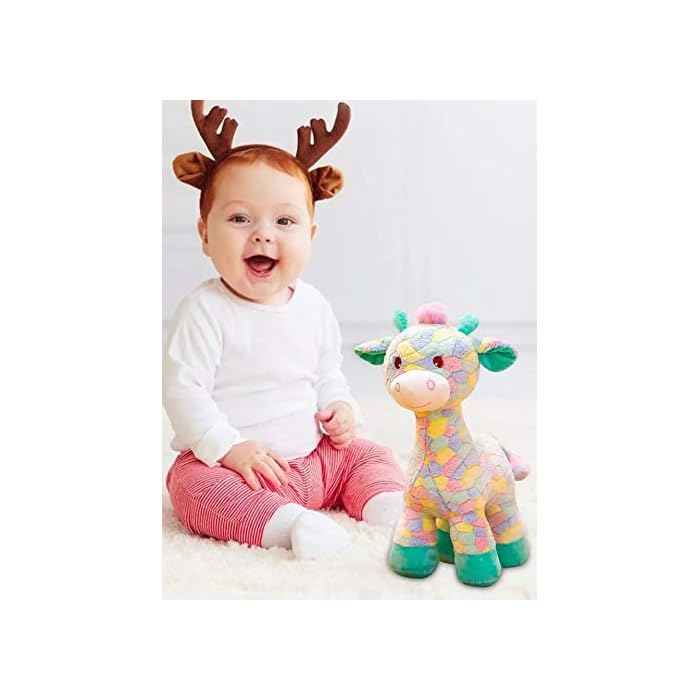 8* Inches Rainbow Giraffe Stuff Toy