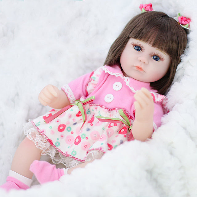 42cm Premium Reborn Realistic Doll - Casual Dress
