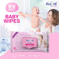 Alcohal-Free Nexton Baby Wipes - 84Pcs