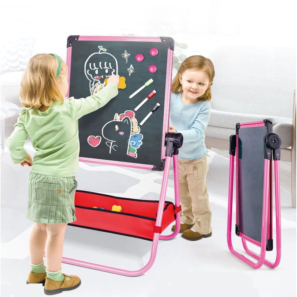 Children's Folding Easel Double-Sided Art Board