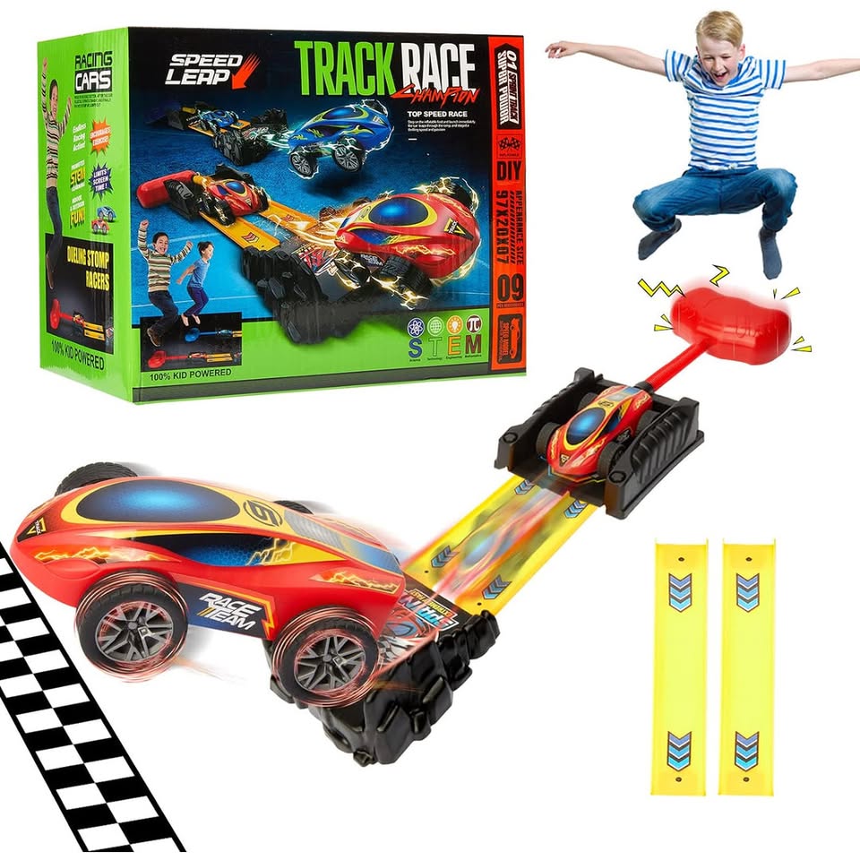 Car Launcher Champion Racing Track Set