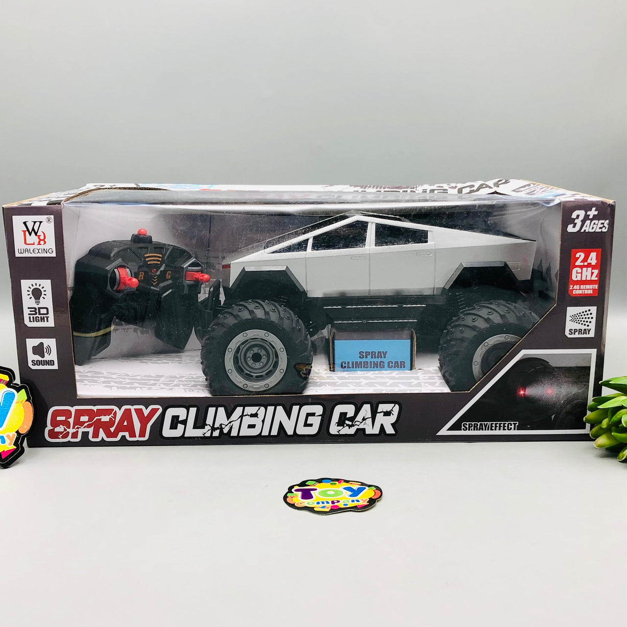 2.4GHz RC Spray Climbing Tesla Truck