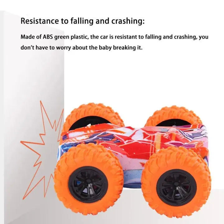 1Pc Inertial Double-Sided Stunt Car