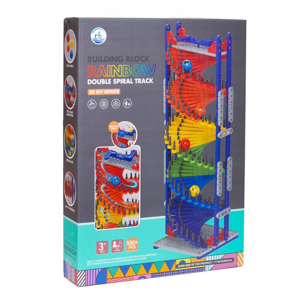 550Pcs Construction Blocks Tower Ball Race Track
