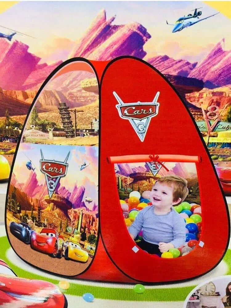 Kids McQueen Cars Design Pop Tent Without Balls