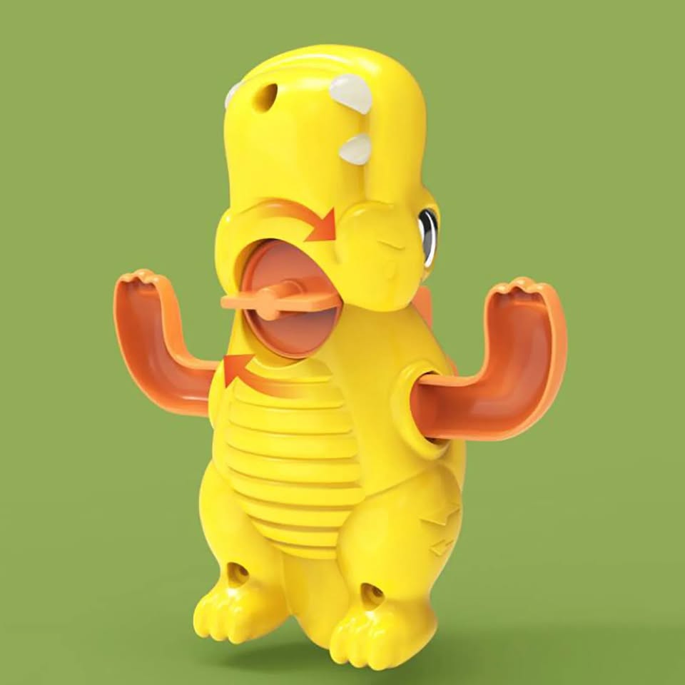 Newborn Cute Dinosaur Bath Toy - 1Pc