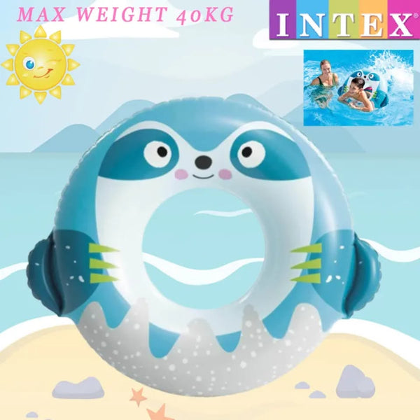 INTEX 33"x30" Cute Animal Kids Swimming Ring Tube - Assortment
