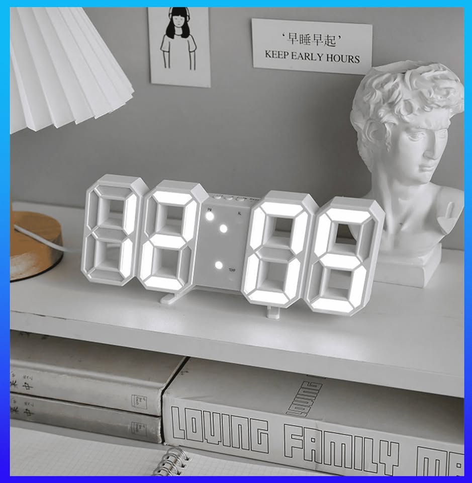 Electronic Digital LED Table & Wall Clock