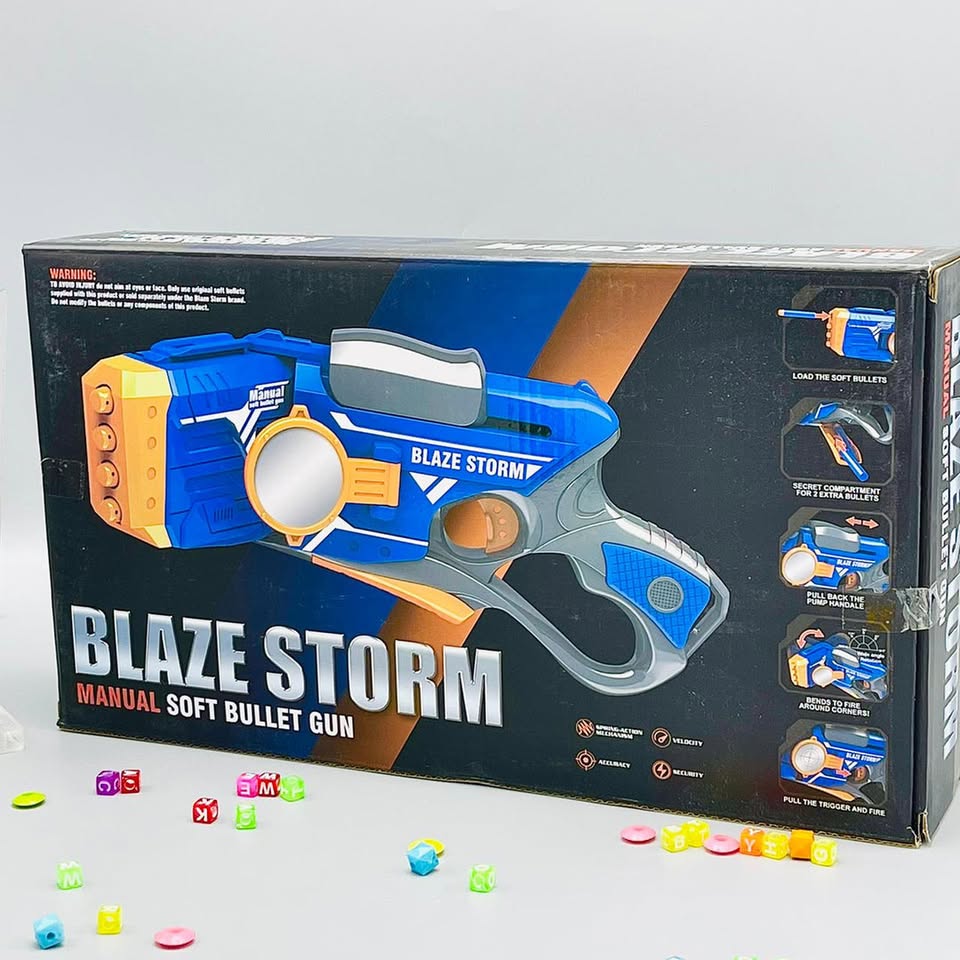 Blaze Strom Manual Soft Bullet Gun