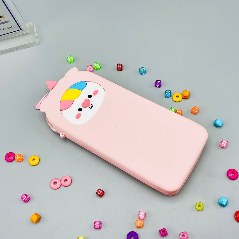 Silicone Pencil Pouch-Kitty Character
