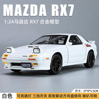 1:24 Diecast Mazda Rx7 RedSuns Model Car