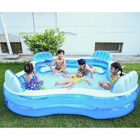 INTEX Swim Centre Square Inflatable Family Lounge Pool (90