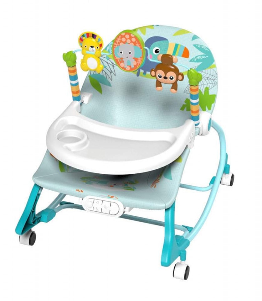 3in1 Multi-functional Baby Dining Plate Chair - Blue
