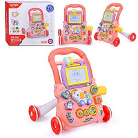 Huanger Baby Musical Walker With Dazzling Lights -  Pink