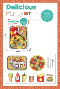 11Pcs Kids Pretend Play Delicious Party Set