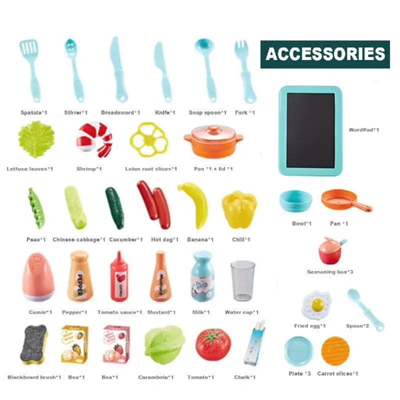 42Pcs Steam Modern Kitchen Set