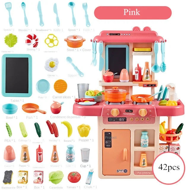 Water & Steam Modern Kitchen Set - 42Pcs