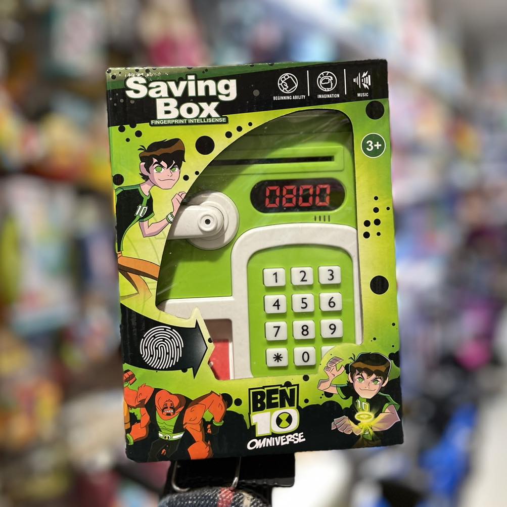 Ben 10 Fingerprint & Password Unlock Piggy Bank
