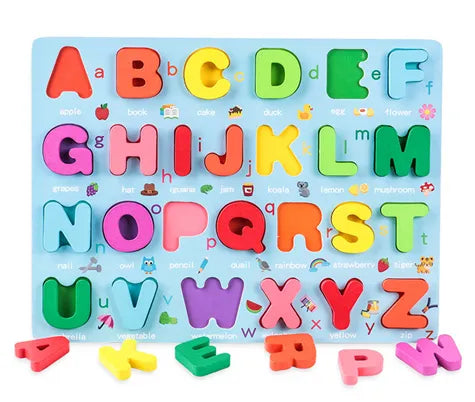 3D Wooden Capital Letters A-Z Board