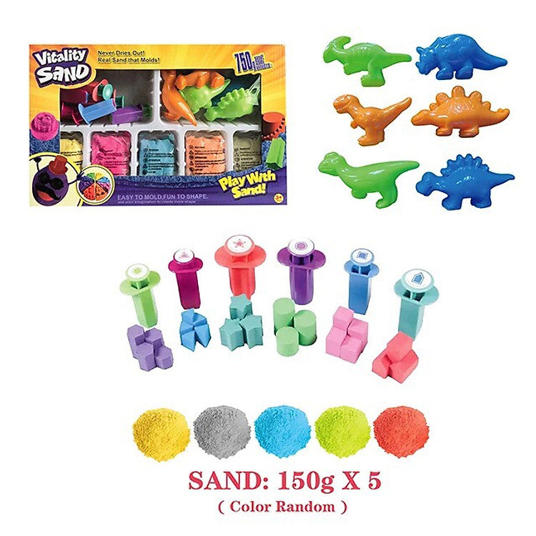 750 Grams Vitality Sand with Molds