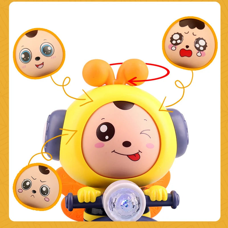Cute Face Change Little Bee With Light & Music