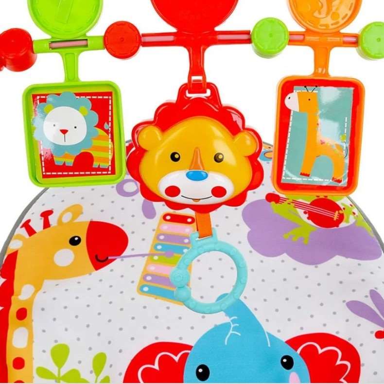 Musical Infant To Toddler Animal Design Rocker