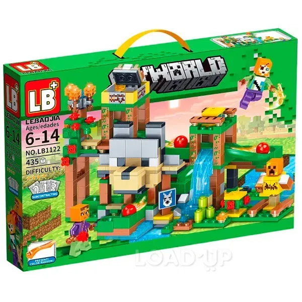 435Pcs DIY Minecraft Wolf Labyrinth Building Blocks