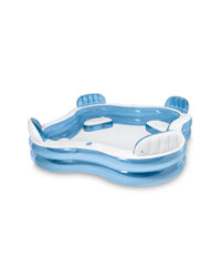 INTEX Swim Centre Square Inflatable Family Lounge Pool (90