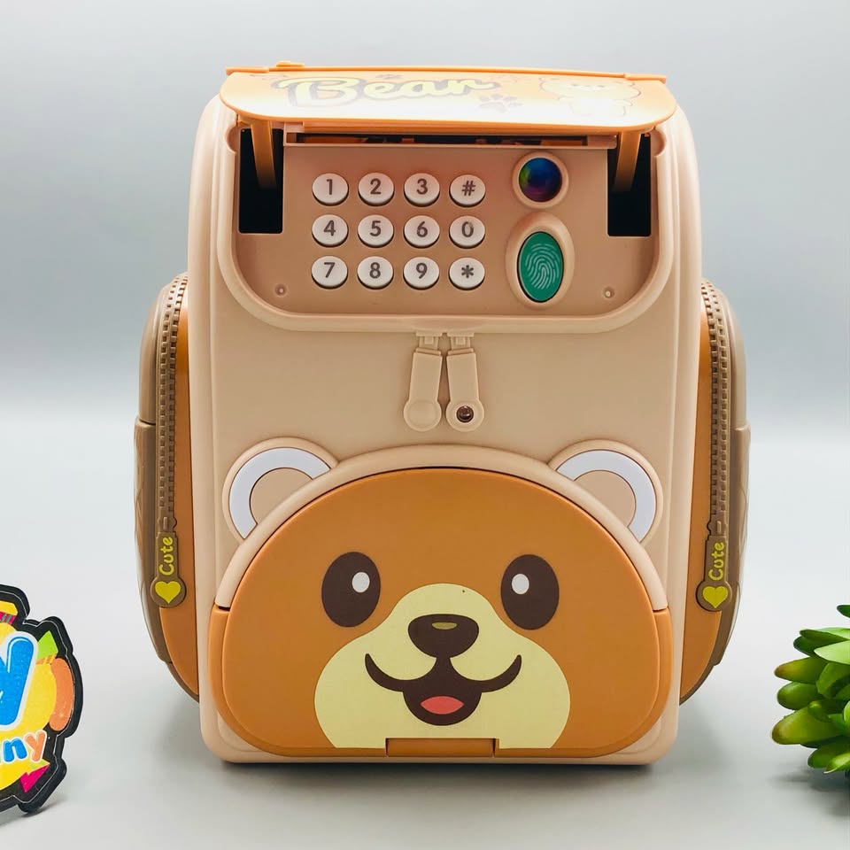 Multi-functional Bear Knapsack Piggy Bank