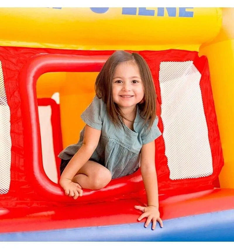 INTEX Jump O Lene ™ Trampoline Playhouse ( 68.5″ X 68.5″ X 44″ )