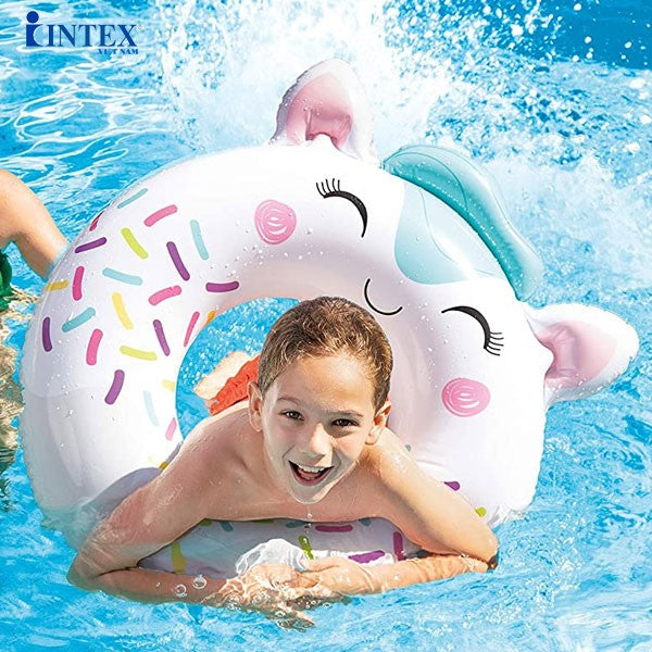 INTEX 33"x30" Cute Animal Kids Swimming Ring Tube - Assortment