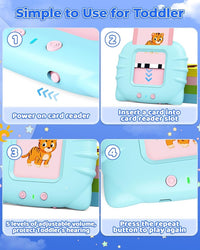 Rechargeable Flash card Reader Toddler Toy