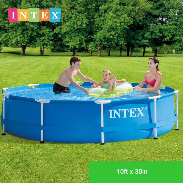 INTEX 10ftx30in Metal frame Swimming Pool