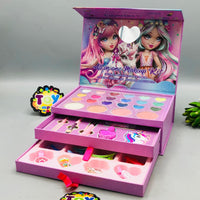 43Pcs Realistic Stylish Makeup & Jewellery Briefcase